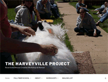 Tablet Screenshot of harveyvilleproject.com